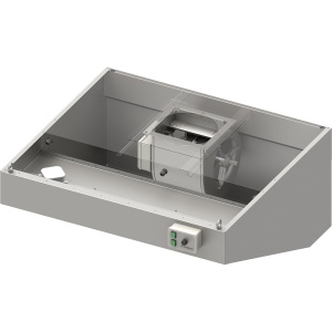 Okap przyścienny skośny ECONOMIC z łap. B,went. E3 i ośw. 1000x900x550 mm (1 segment)