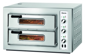 Piec do pizzy Bartscher 2-komorowy - wsad na 4 pizze