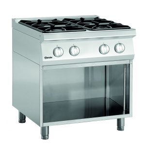 Kuchnia gazowa 4-palnikowa z szafką Bartscher