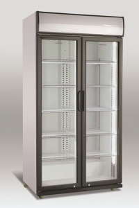Szafa chłodnicza przeszklona 590 litrów, dwudrzwiowa RQ880H