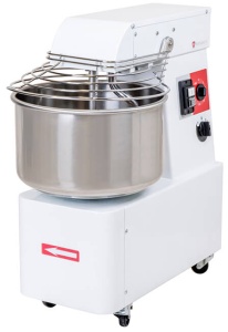 Miesiarka spiralna do ciasta ze stałym hakiem i dzieżą RQBT 20 litrów 400V