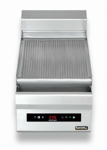Płyta grillowa elektryczna nastawna pojedyncza ryflowana Zernike