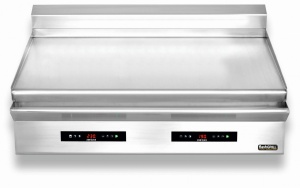 Płyta grillowa elektryczna nastawna podwójna gładka Zernike