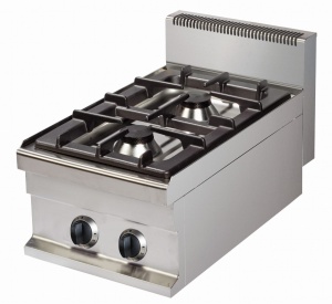 Kuchnia gazowa nastawna 2-palnikowa 12 kW linia 700