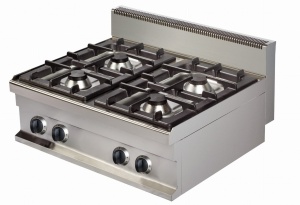 Kuchnia gazowa nastawna 4-palnikowa 24 kW linia 700