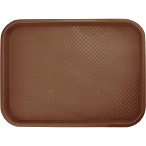 Taca fast food, brązowa, 300x400 mm