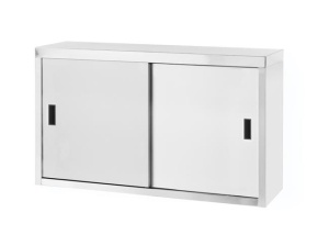 Szafka wisząca z drzwiami suwanymi,o wym. 1200x300x600 mm | Hendi 814161