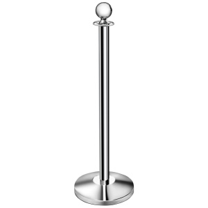 Słupek hotelowy ze stali nierdzewnej d 310 mm h 1010 mm