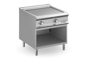 Płyta grillowa na podstawie z trzech stron zamkniętej, elektryczna | Hendi MFTE77AR