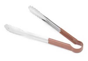 Szczypce do serwowania HACCP 300 mm, brązowy, (L)300mm | Hendi 171936