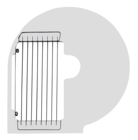 Tarcza do frytek 8 | Hendi 280607