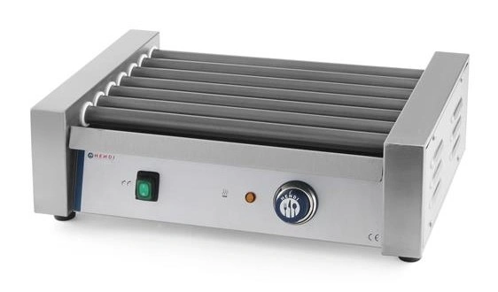 Podgrzewacz rolkowy do parówek 7 rolkowy | Hendi 268506