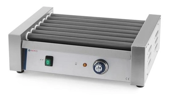 Podgrzewacz rolkowy do parówek 9 rolkowy | Hendi 268605