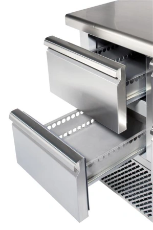 SZUFLADY DO STOŁÓW CHŁODNICZYCH SAŁATKOWYCH – moduł 2 szufl ad C2 SLSX Hendi C2SLSX