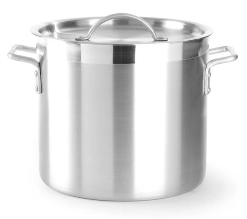 Garnek wysoki aluminiowy Profi Line z pokrywką 27,5 l; śr. 335 x 330 h | Hendi 612002