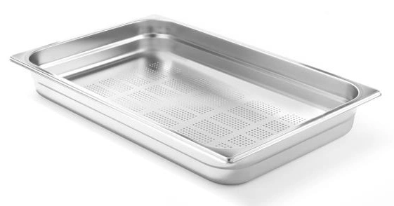 Pojemnik GN 1/1 - perforowany - 530x325 mmwysokość 65 mm | Hendi 802236