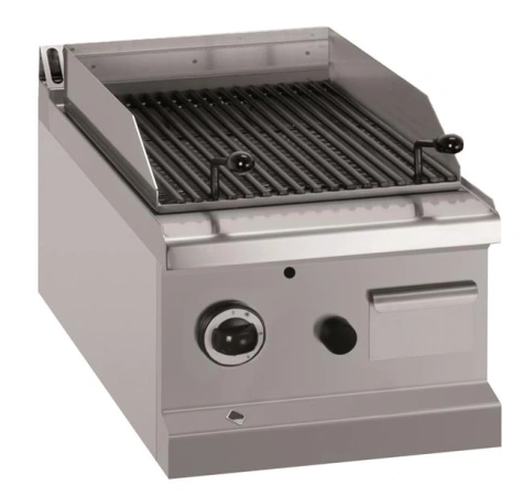 Grill z lawą wulkaniczną stołowy - gazowy, linia 700