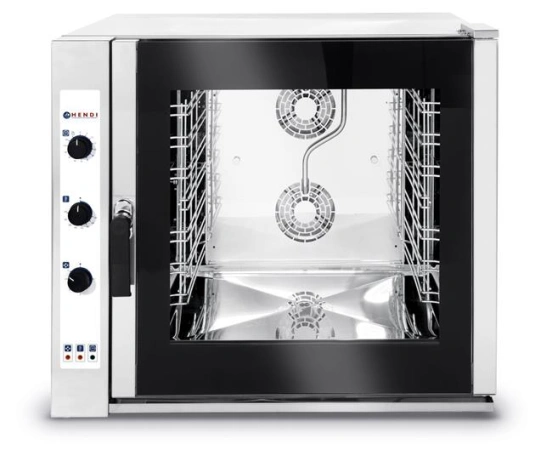 Piec konwekcyjny z zaparowaniem 7xGN1/1, elektryczny, sterowanie manualne | Hendi 225554