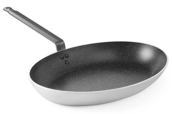 Patelnia do ryb - owalna śr. 280 | Hendi 627716