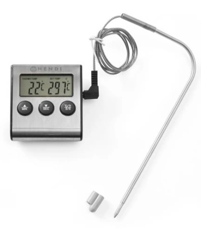 Termometr do pieczenia z sondą i funkcją timera | Hendi 271346