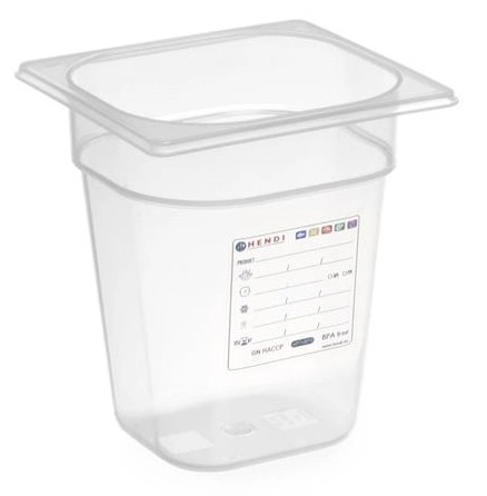 Pojemnik GN HACCP 1/6150mm | Hendi 880463