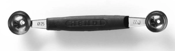 Nóż dekoracyjny do kulek - podwójny | Hendi 856000