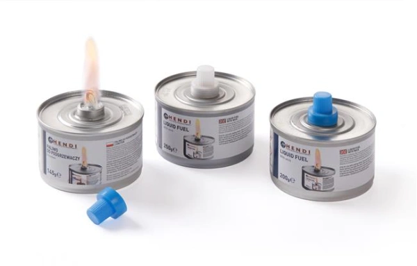 Paliwo do podgrzewaczy z knotem - puszka 200g Hendi 193839