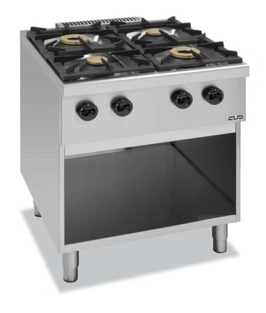 Kuchnia gazowa na podstawie z trzech stron zamkniętej ECO LINE C4SA77G