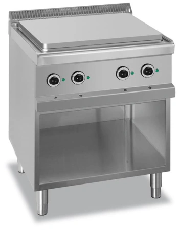 Płyta grzewcza elektryczna na podstawie z trzech stron zamkniętej