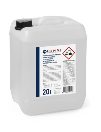 Profesjonalny preparat do mycia naczyń aluminiowych w zmywarkach gastronomicznych | Hendi 699317