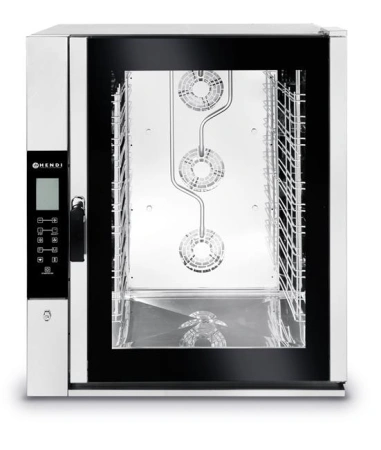 Piec konwekcyjno-parowy TOUCH CONTROL 11xGN 1/1 - elektryczny, sterowanie elektroniczne | Hendi 225073