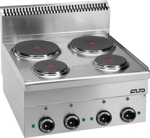 Kuchnia elektryczna MBM600 4-płytowa - moc 8,2 kW