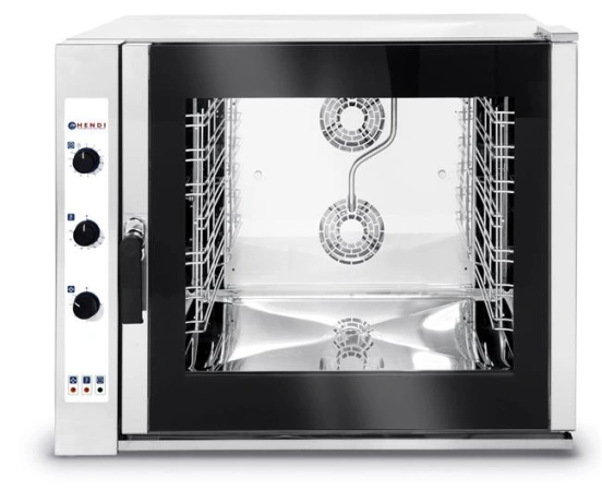 Piec konwekcyjno - parowy 6x GN 2/1, elektryczny - sterowanie manualne | Hendi 224755