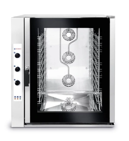 Piec konwekcyjno - parowy 10x GN 2/1, elektryczny - sterowanie manualne | Hendi 224779