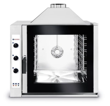 Piec konwekcyjno - parowy 5x GN 1/1, gazowy - sterowanie manualne | Hendi 224687