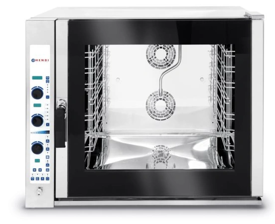 Piec konwekcyjno - parowy 6x GN 2/1, elektryczny - sterowanie elektroniczne