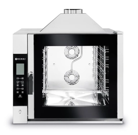 Piec konwekcyjno - parowy TOUCH CONTROL 7x GN 1/1, gazowy - sterowanie elektroniczne | Hendi 224700