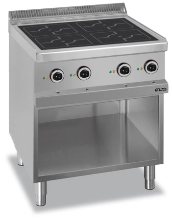 Kuchenia indukcyjna 4-płytowa, na podstawie z 3 stron zamkniętej, linia 700 Hendi MG7EA777I