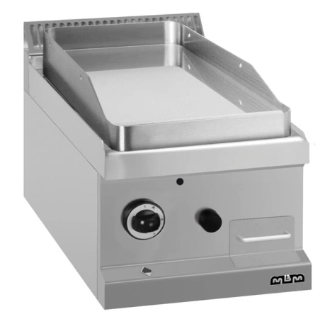 Płyta grillowa stołowa - gazowa, gładka, chromowana linia 700 Hendi MG7GFT477LC