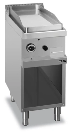  Płyta grillowa na podstawie z trzech stron zamkniętej - gazowa, gładka, chromowana linia 700 Hendi MG7GFTA477LC