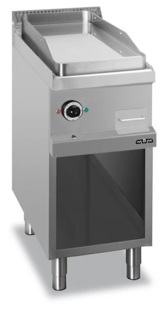 Płyta grillowa elektryczna, stołowa, gładka, chromowana linia 700 Hendi MG7EFT477LC