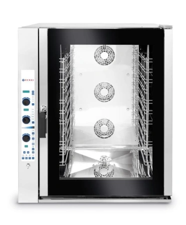 PIEC KONWEKCYJNO-PAROWY 11X GN 1/1, ELEKTRYCZNY Z BOJLEREM I BEZPOŚREDNIM WYTWARZANIEM PARY