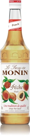 PEACH Syrop brzoskwinia 0,7 l - MONIN