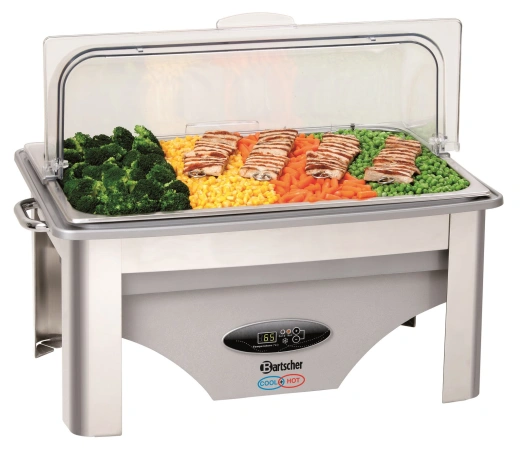 Podgrzewacz elektryczny do potrwa 1/1GN | Bartscher Chafing Dish Cool + Hot