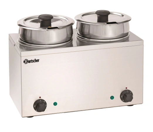 Bemar elektryczny nastawny 2x3,5L 0,3kW | Bartshcer Hotpot