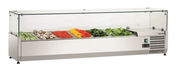 Nadstawa chłodnicza - 5 x 1/3 GN + 1 x 1/2 GN