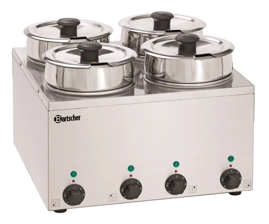 Bemar elektryczny nastawny 4x3,5L 0,6kW | Bartshcer Hotpot