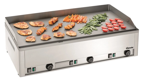 Płyta grillowa elektryczna gładka - moc 9 kW