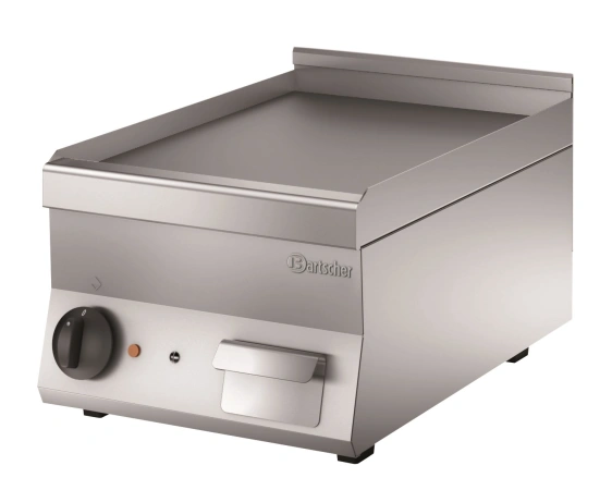 Płyta grillowa 650, szer. 400, gładka, TGOK