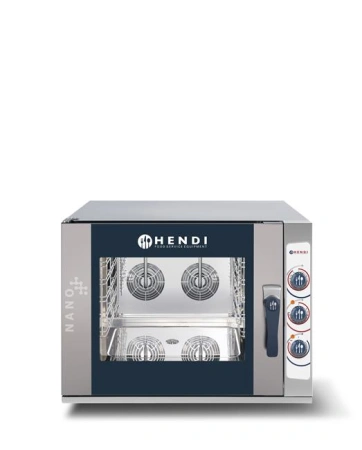 Piec konwekcyjno-parowy Hendi Nano - elektryczny, sterowany manualnie 12x GN 1/1 | Hendi 223093